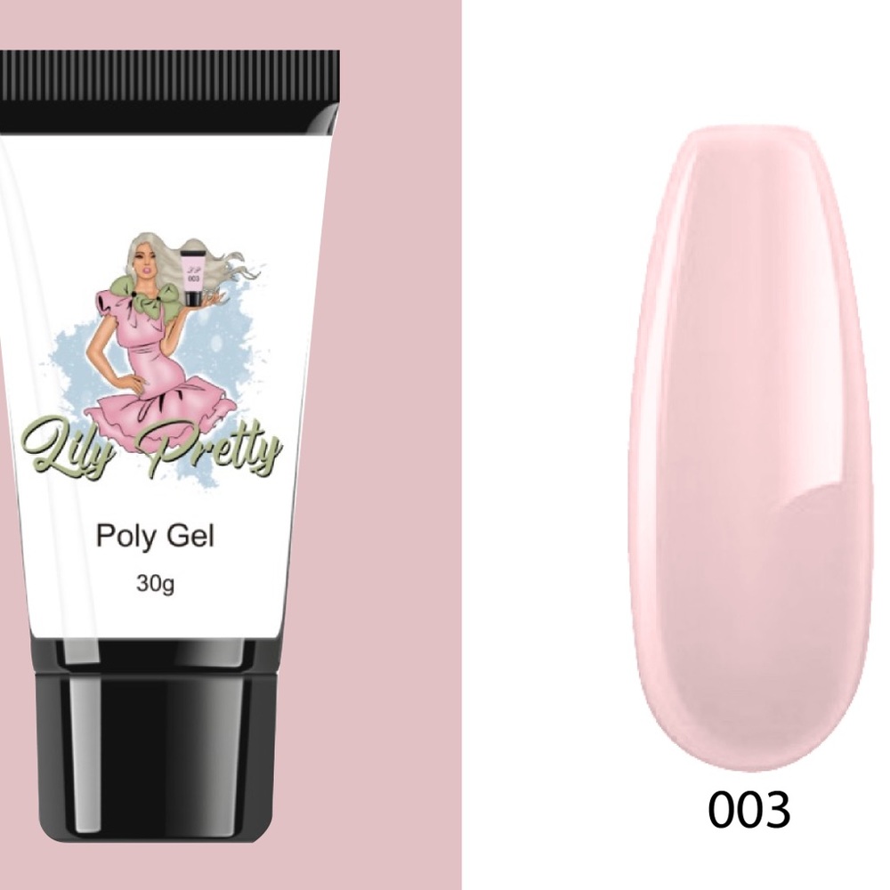 COPY - Lily Pretty Soft Pink Poly Extension Gel